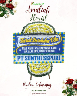 Papan Bunga Duka di Kebonjati