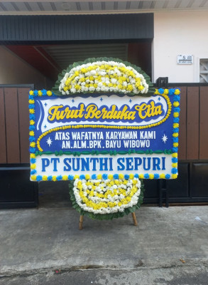 Papan Bunga Duka di Kebonjati