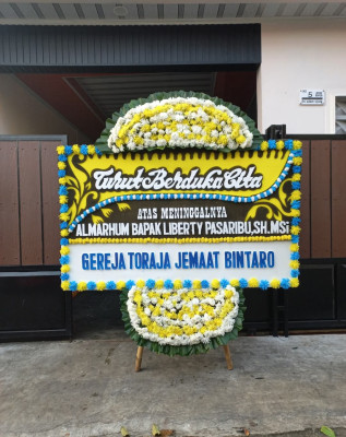 Papan Bunga Duka di Kebonjati