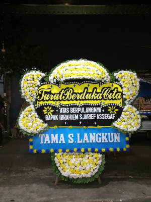 Papan Bunga Duka di Kebonjati